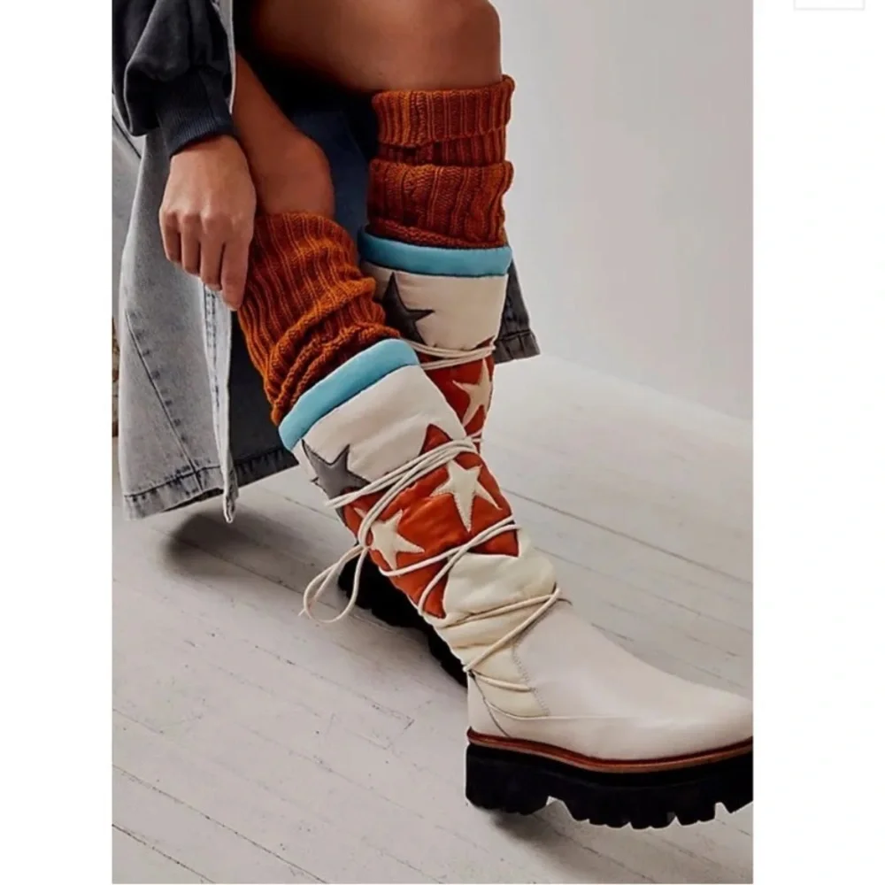 NWOT‎ Free People Montrose Puffer Boots Size 38